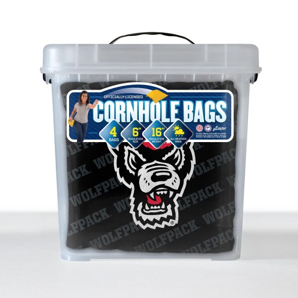 Black Cornhole Bags 4 Pack